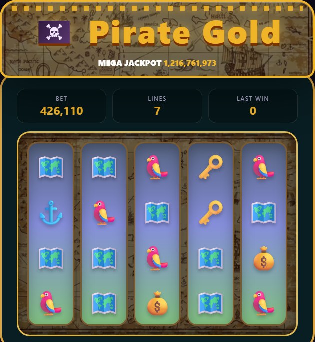 Lucky Slots Pirate Gold machine