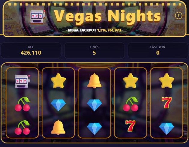 Lucky Slots Vegas Nights machine
